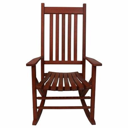 LEIGH COUNTRY Heartland Natural 5 Slat Classic Rocker TX 85160